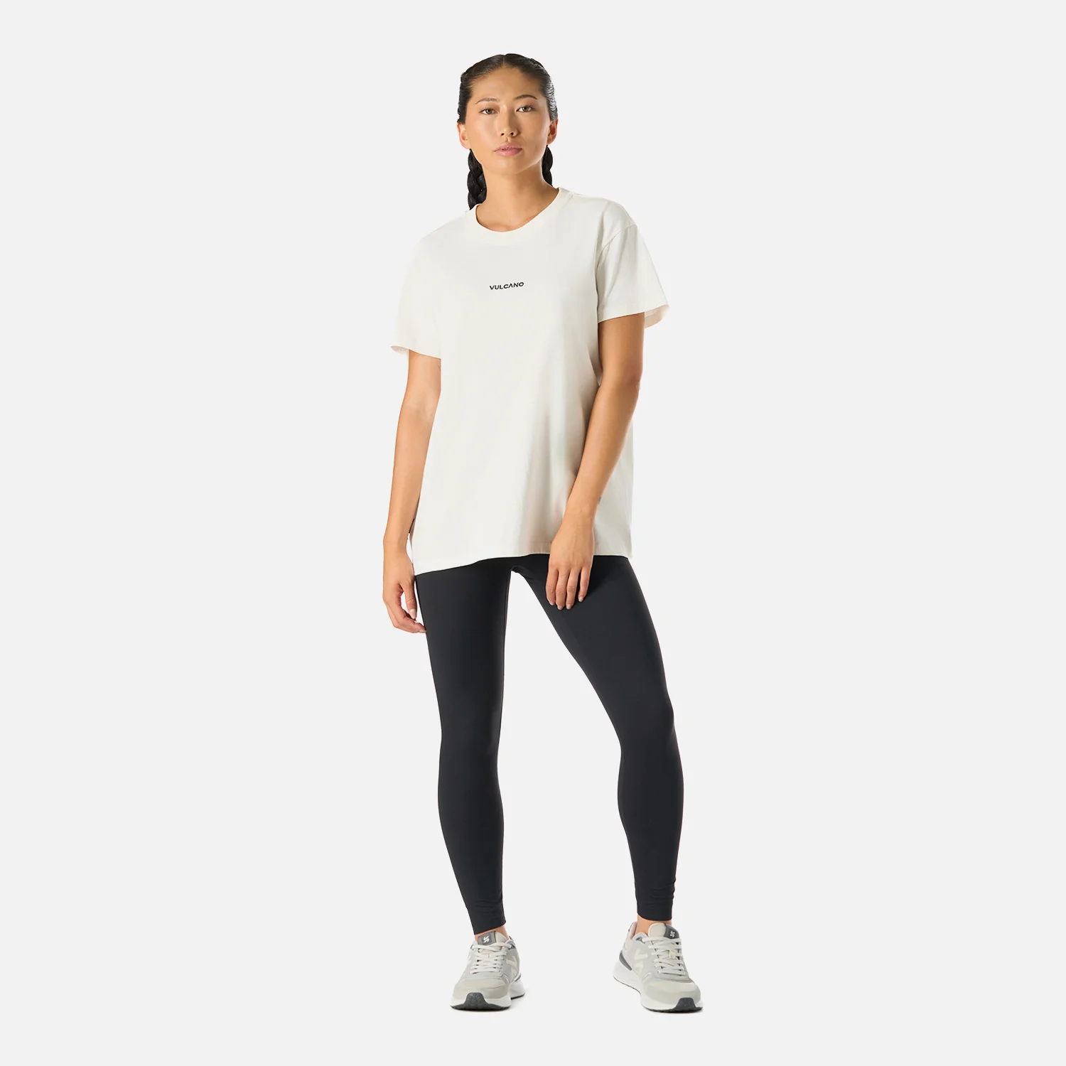 Polera Mujer Cool Down T-Shirt Blanco Vulcano - Image 6