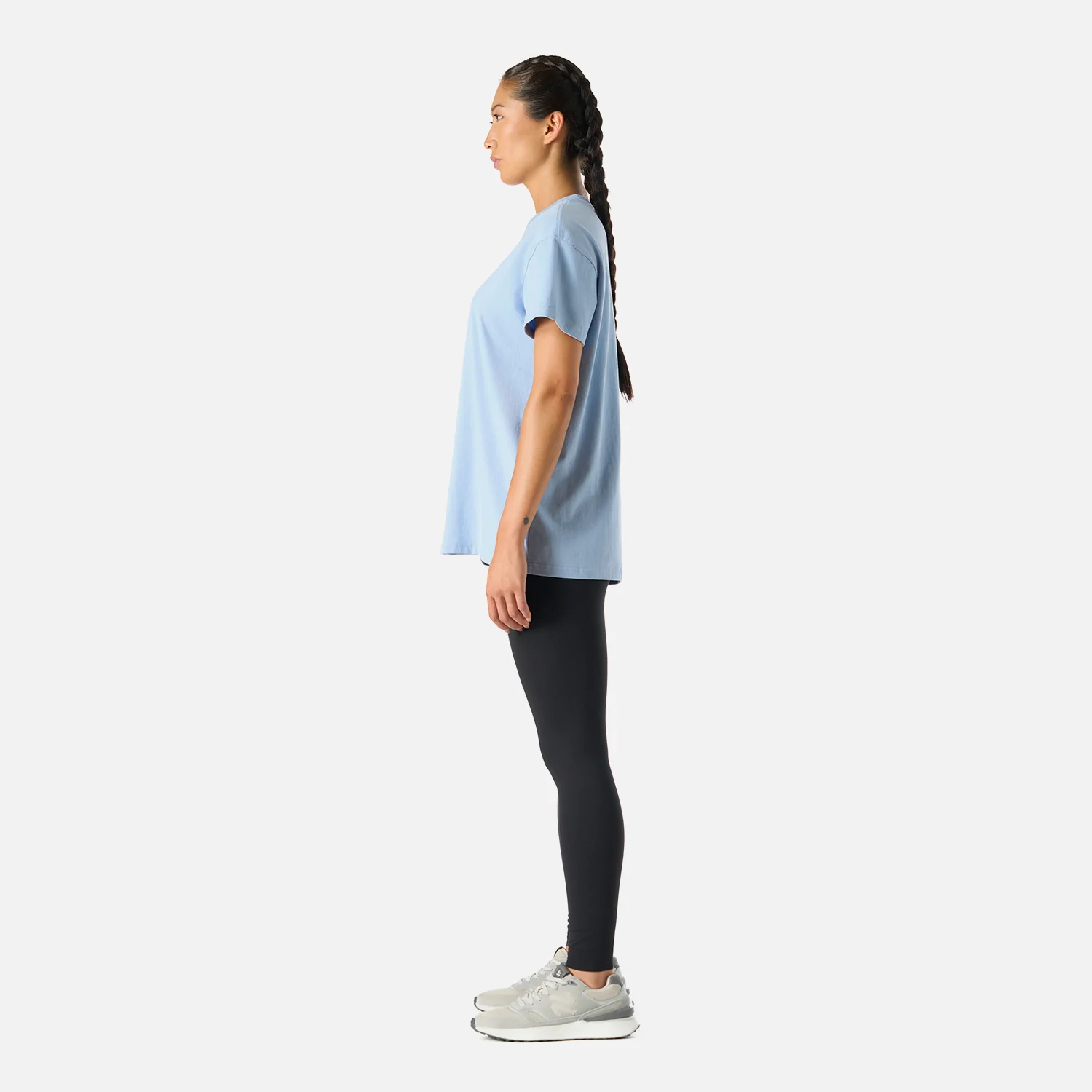 Polera Mujer Cool Down T-Shirt Celeste Vulcano - Image 3