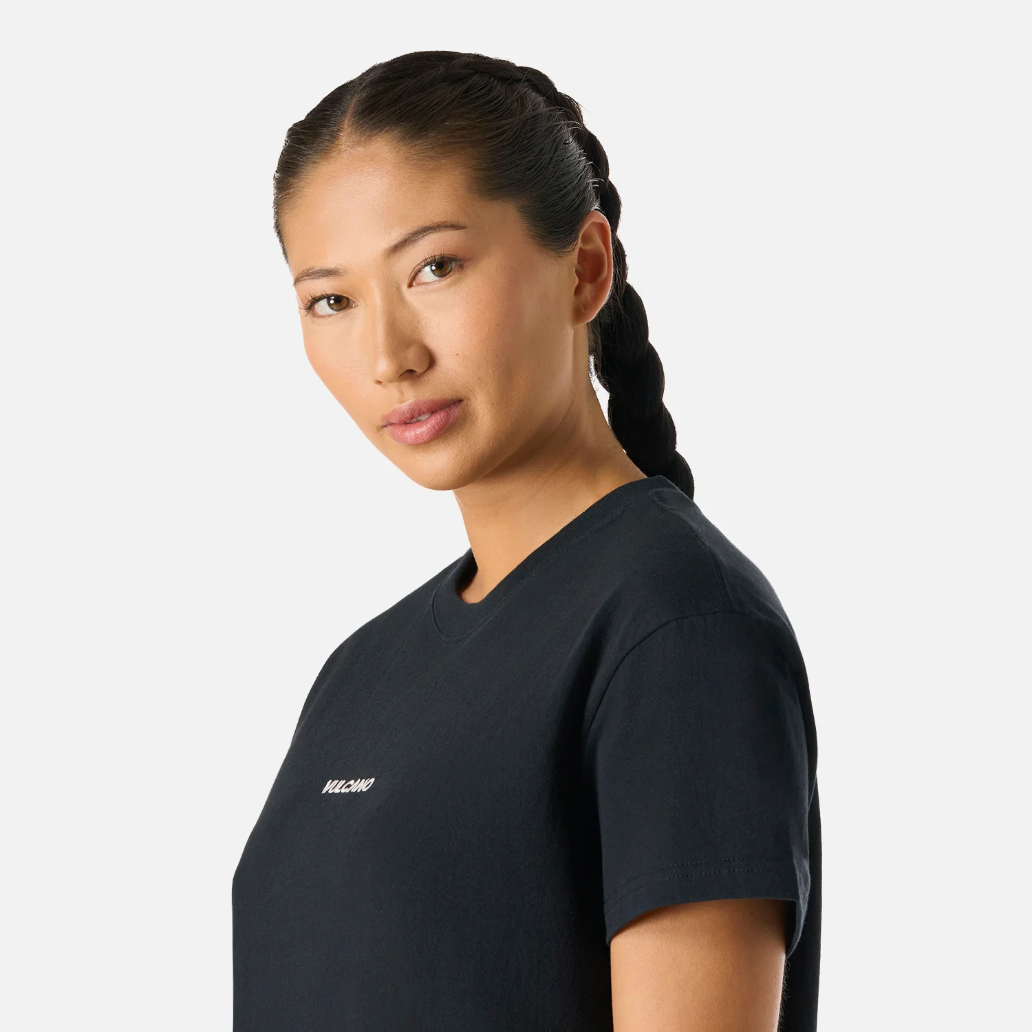 Polera Mujer Cool Down T-Shirt Negro Vulcano - Image 5