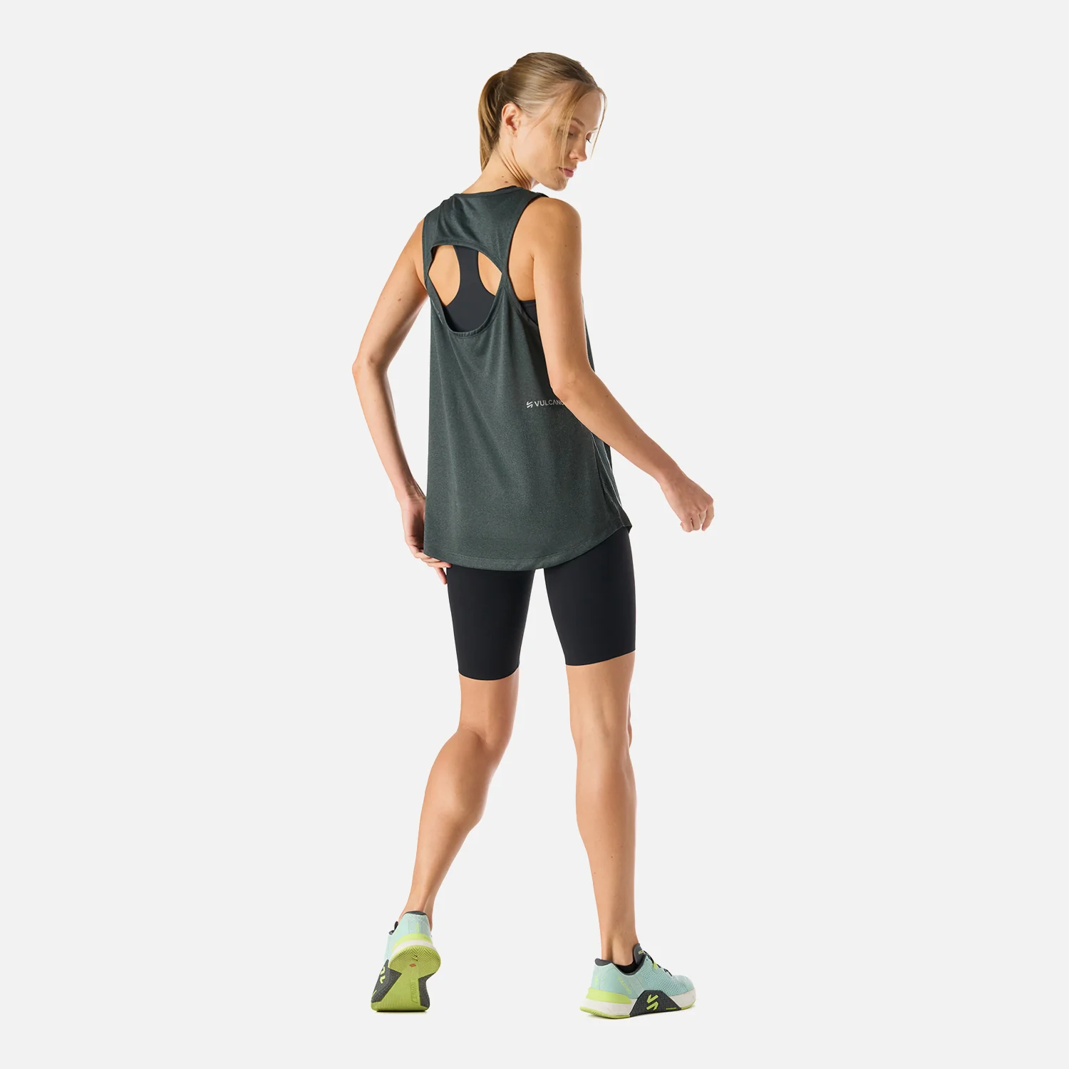 Polera Mujer Tempo Tank Top Melange Gris Vulcano - Image 7