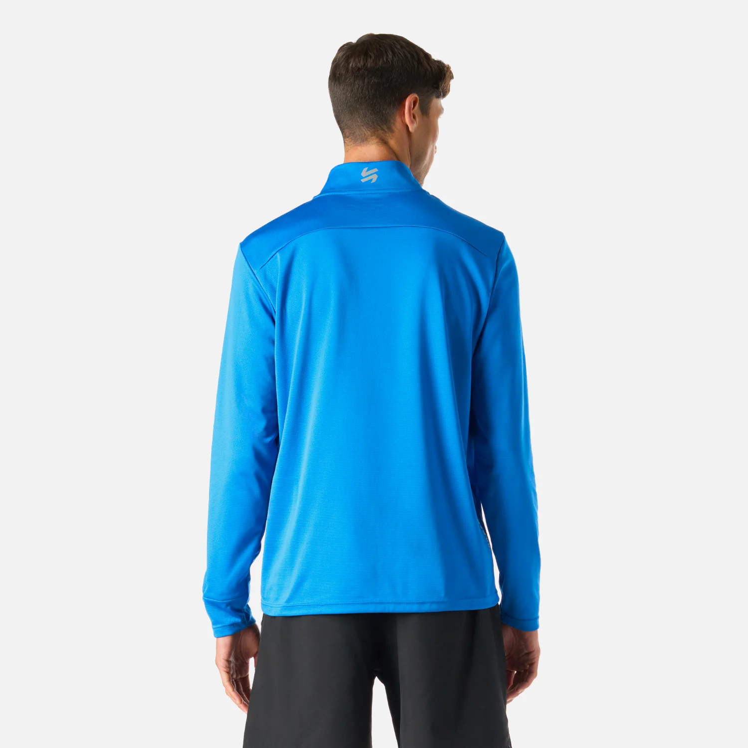 Polerón Hombre Built To Move 1/4 Zip Midlayer Azul Vulcano - Image 4