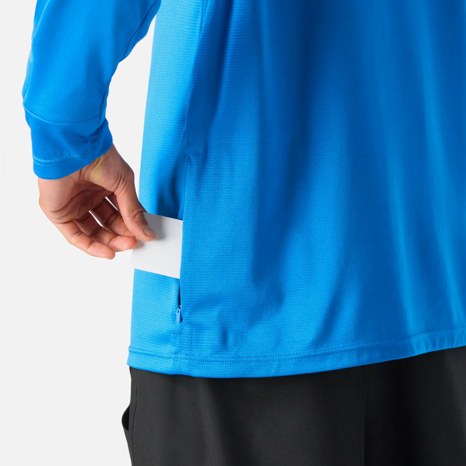 Polerón Hombre Built To Move 1/4 Zip Midlayer Azul Vulcano - Image 7