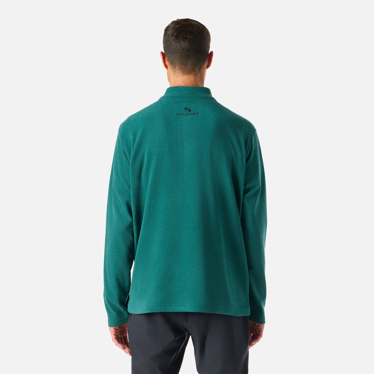 Polerón Hombre Cool Down 1/4 Zip Fleece Petroleo Vulcano - Image 4