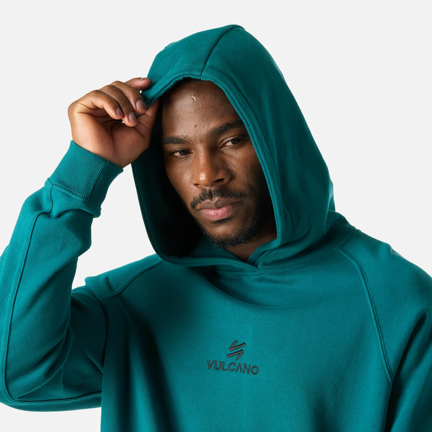 Polerón Hombre Cool Down Sweatshirt Hoody Petroleo Vulcano - Image 5