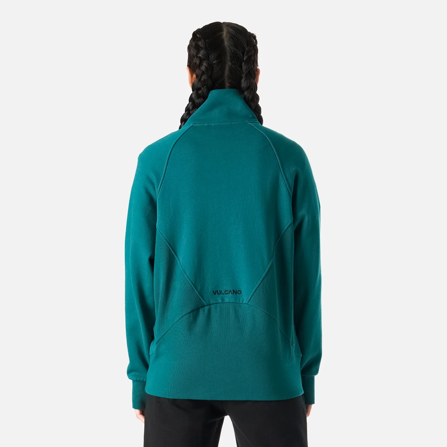 Polerón Mujer Cool Down Full Zip Sweatshirt Petroleo Vulcano - Image 4