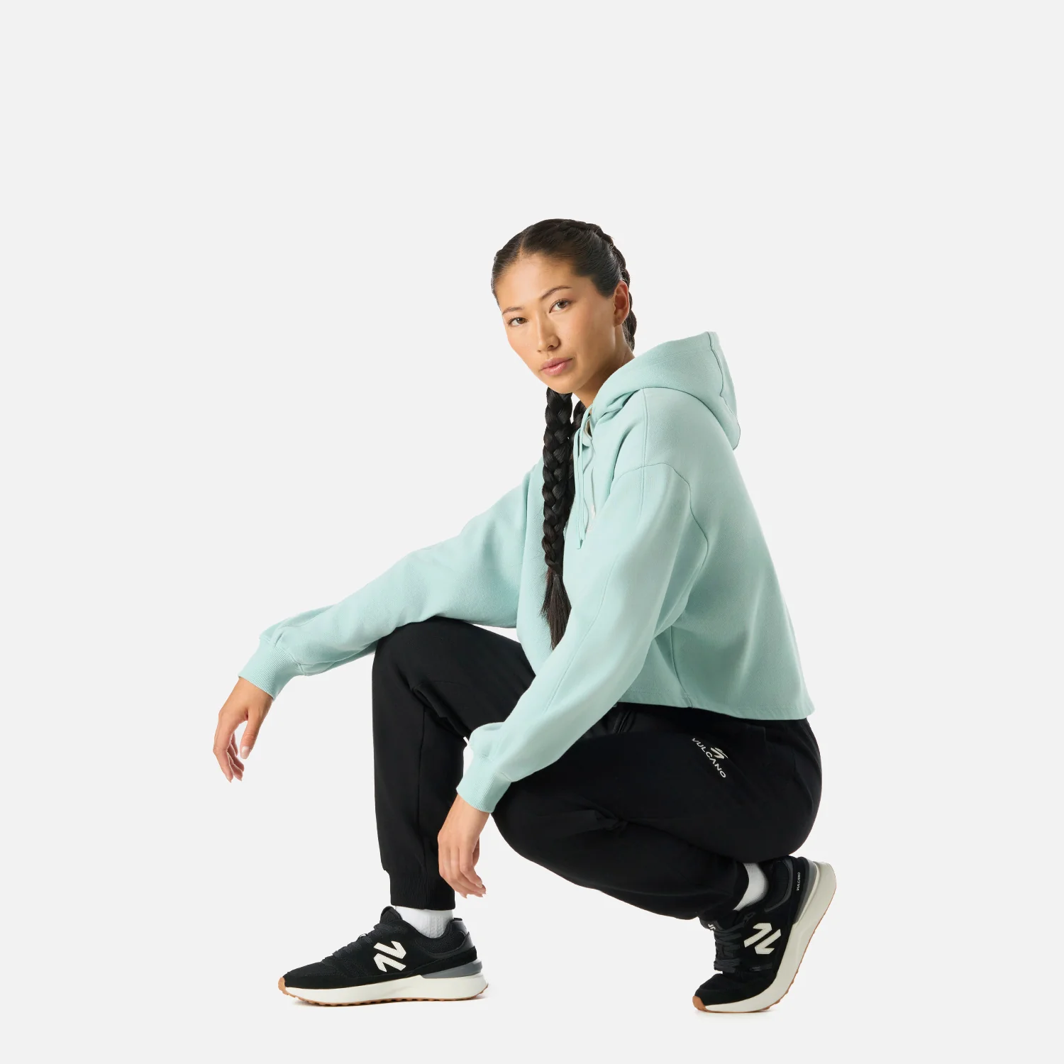 Polerón Mujer Cool Down Sweatshirt Hoody Jade Vulcano - Image 7