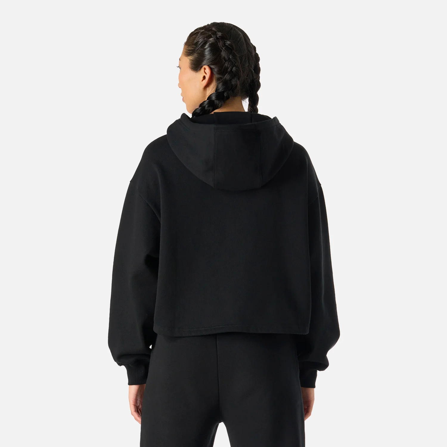 Polerón Mujer Cool Down Sweatshirt Hoody Negro Vulcano - Image 4