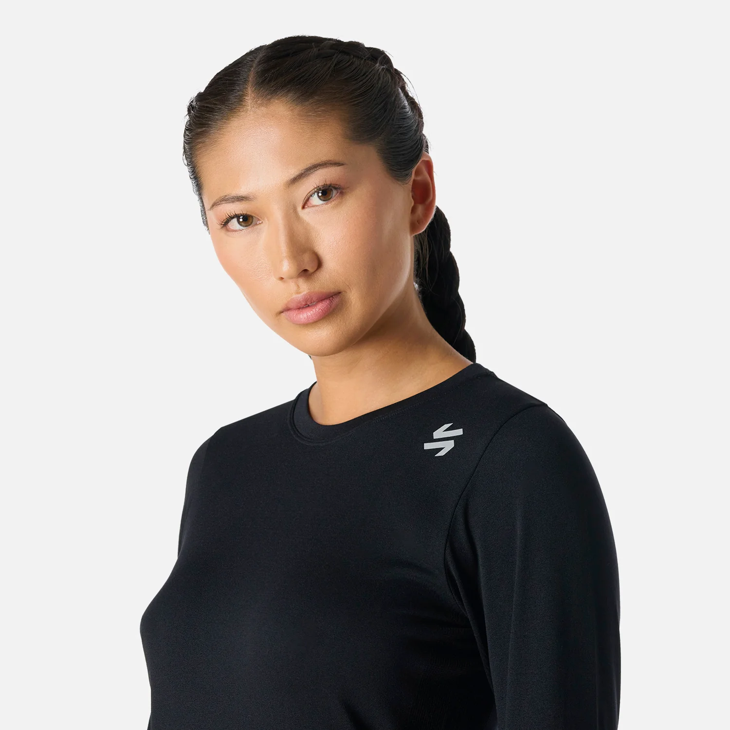 Primera Capa Mujer Built To Move Warm Shield Top Negro Vulcano - Image 5