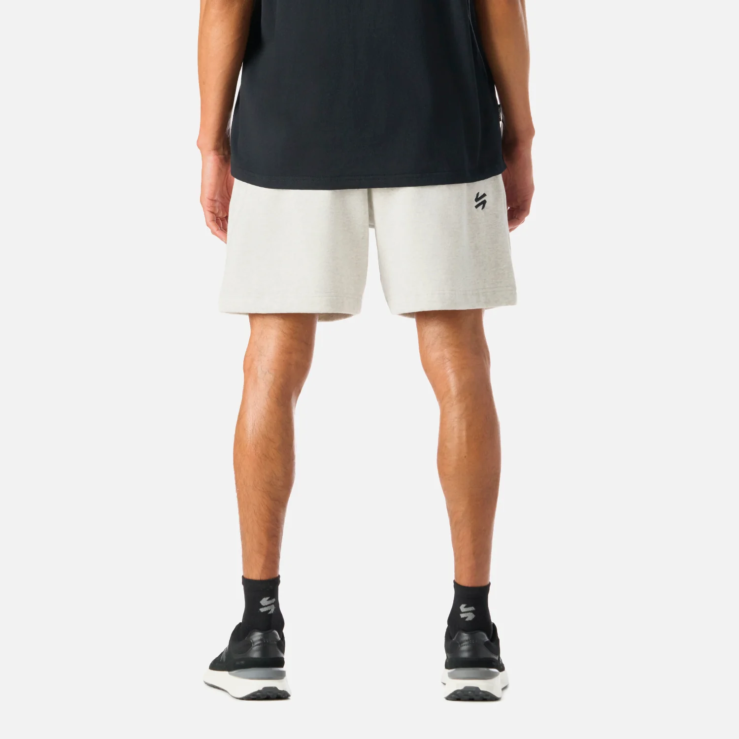Shorts Hombre Cool Down Shorts Melange Gris Claro Vulcano - Image 4