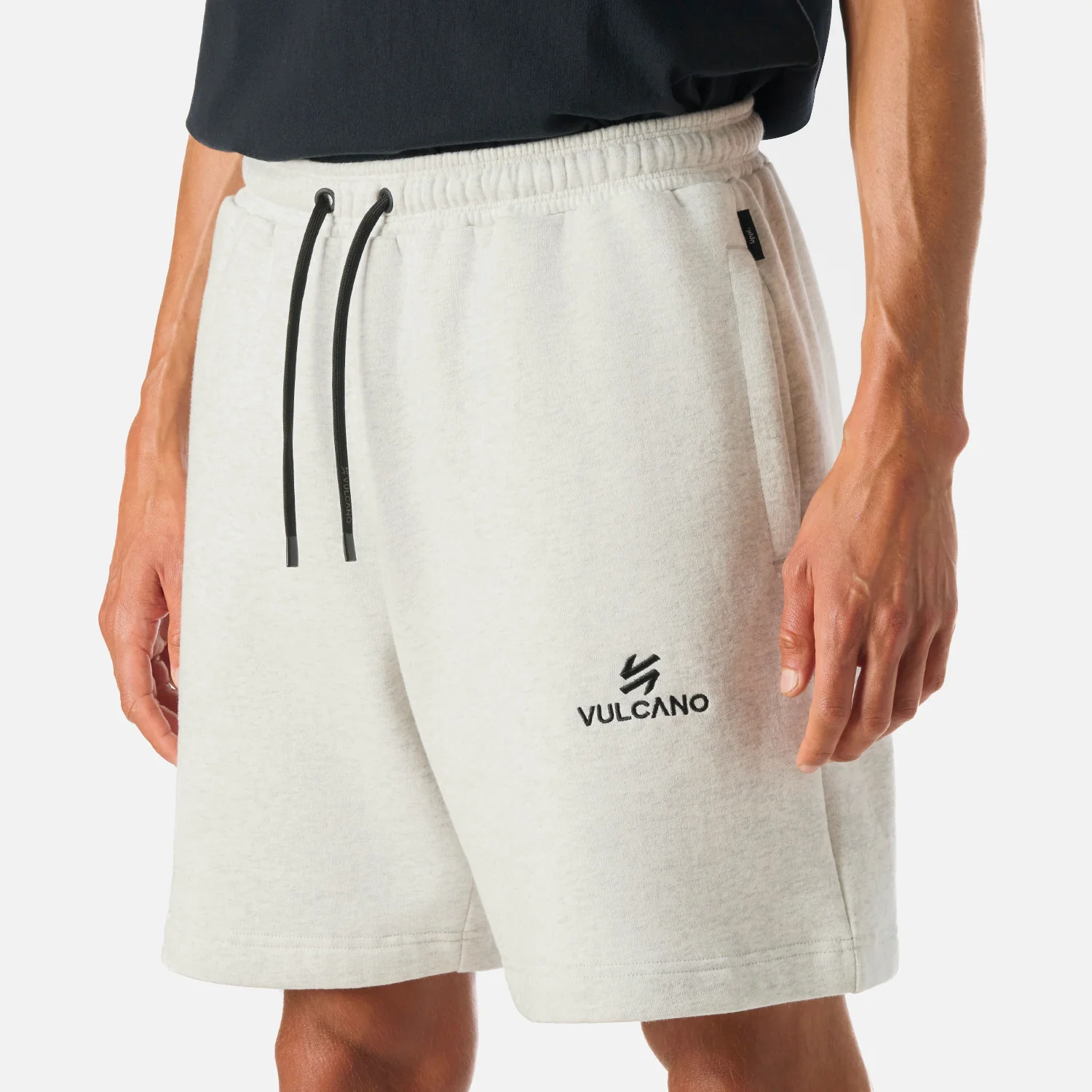 Shorts Hombre Cool Down Shorts Melange Gris Claro Vulcano - Image 5