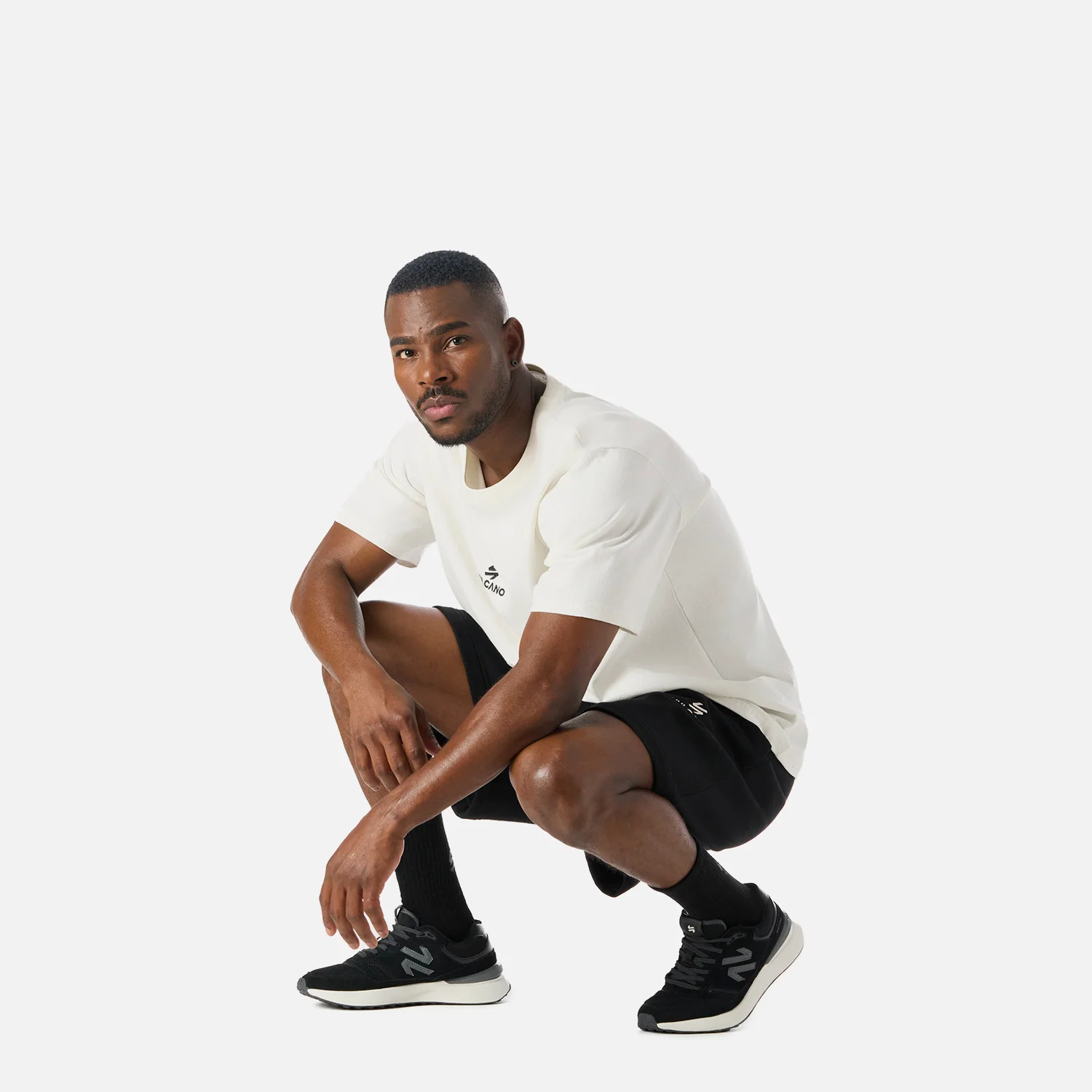 Shorts Hombre Cool Down Shorts Negro Vulcano - Image 4