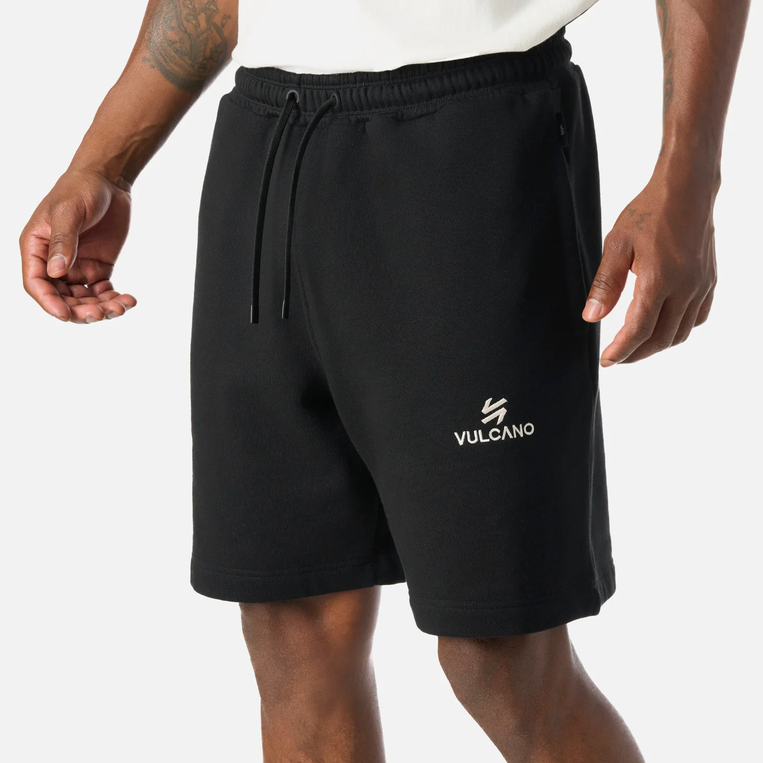 Shorts Hombre Cool Down Shorts Negro Vulcano - Image 5