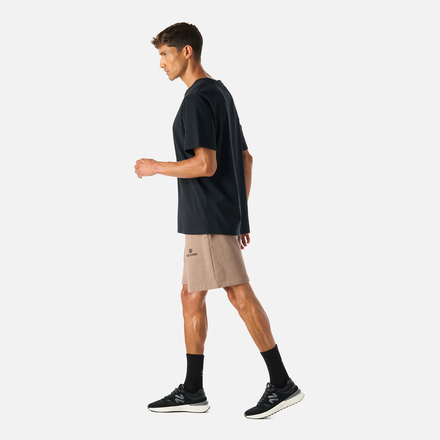 Shorts Hombre Cool Down Shorts Taupe Vulcano - Image 3