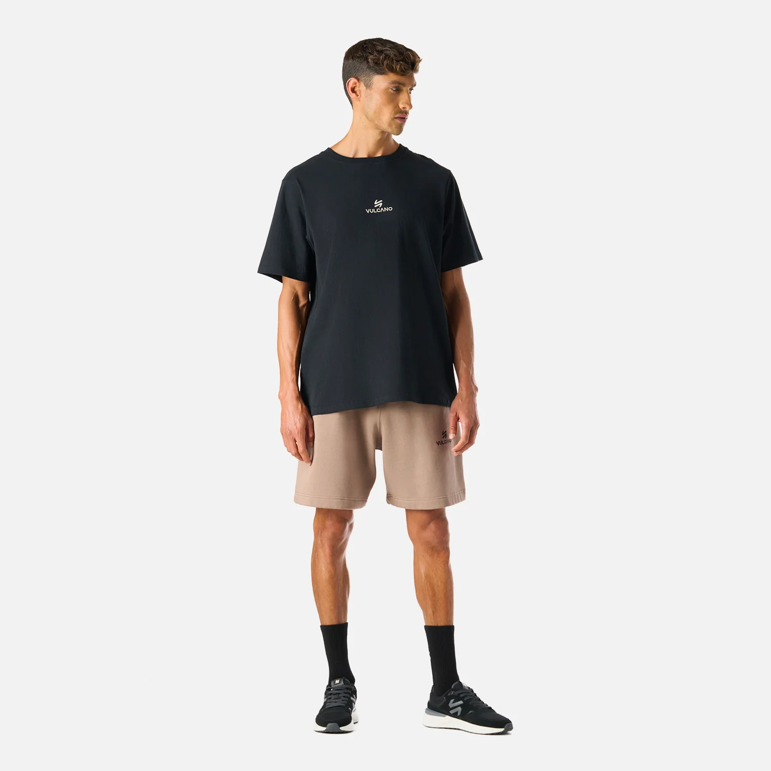 Shorts Hombre Cool Down Shorts Taupe Vulcano - Image 7