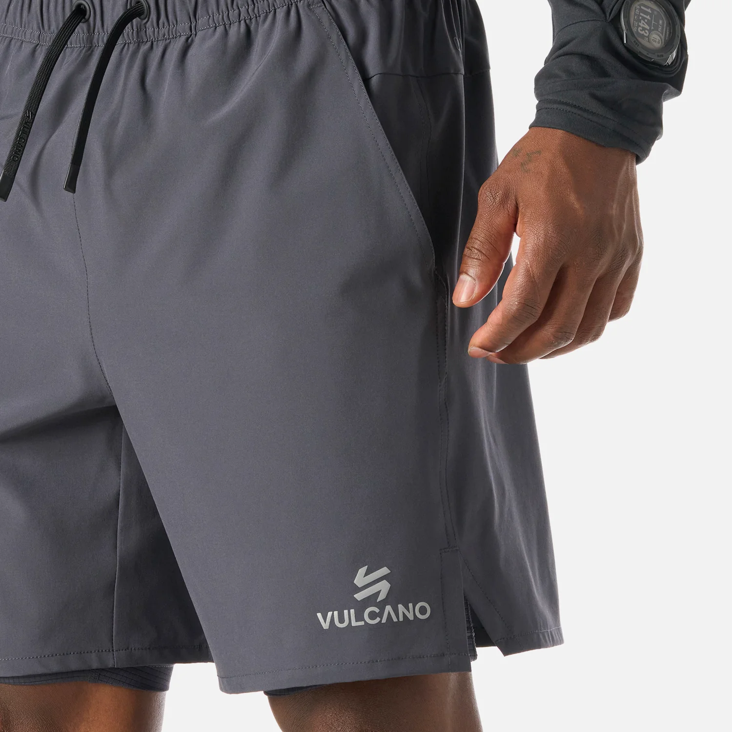 Shorts Hombre Tempo 2-in-1 7" Shorts Grafito Vulcano - Image 5