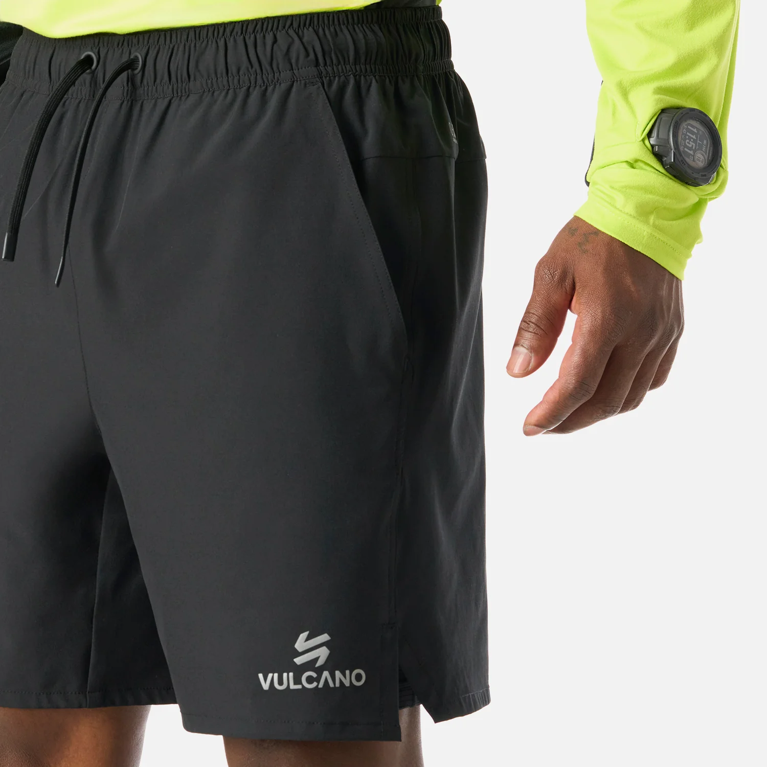 Shorts Hombre Tempo 2-in-1 7" Shorts Negro Vulcano - Image 5