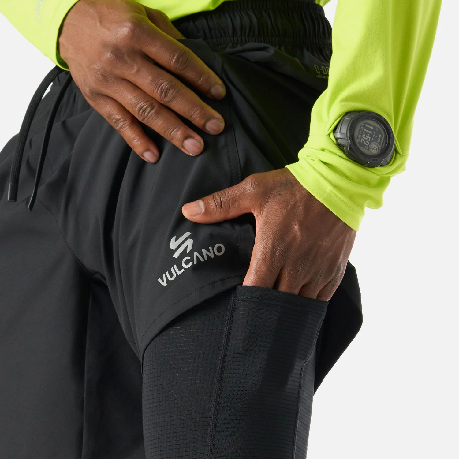 Shorts Hombre Tempo 2-in-1 7" Shorts Negro Vulcano - Image 6