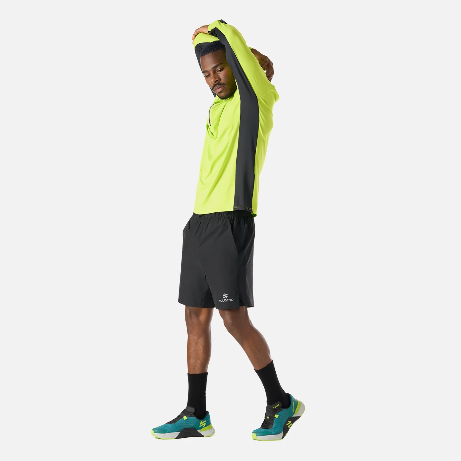Shorts Hombre Tempo 2-in-1 7" Shorts Negro Vulcano - Image 9