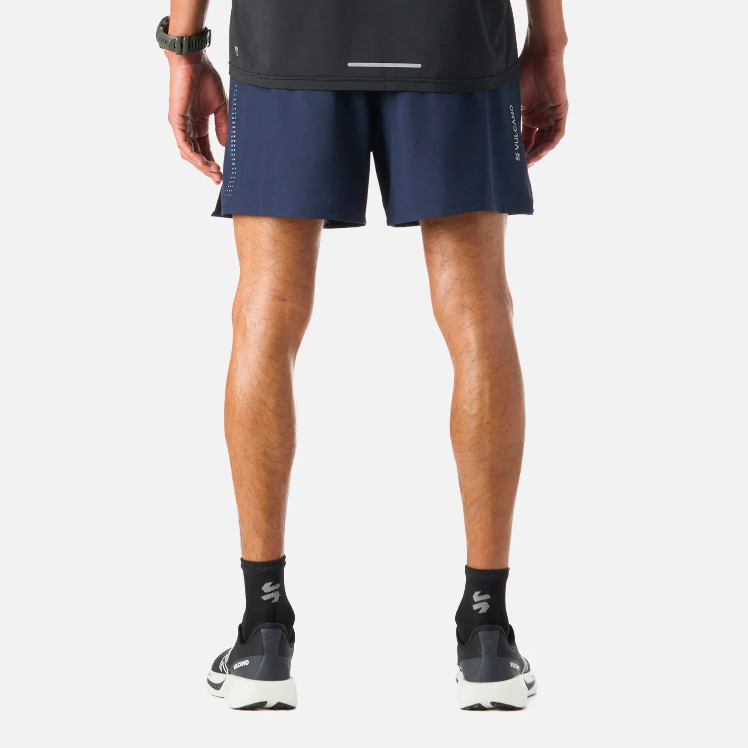 Shorts Hombre Tempo 5" Shorts Azul Marino Vulcano - Image 4