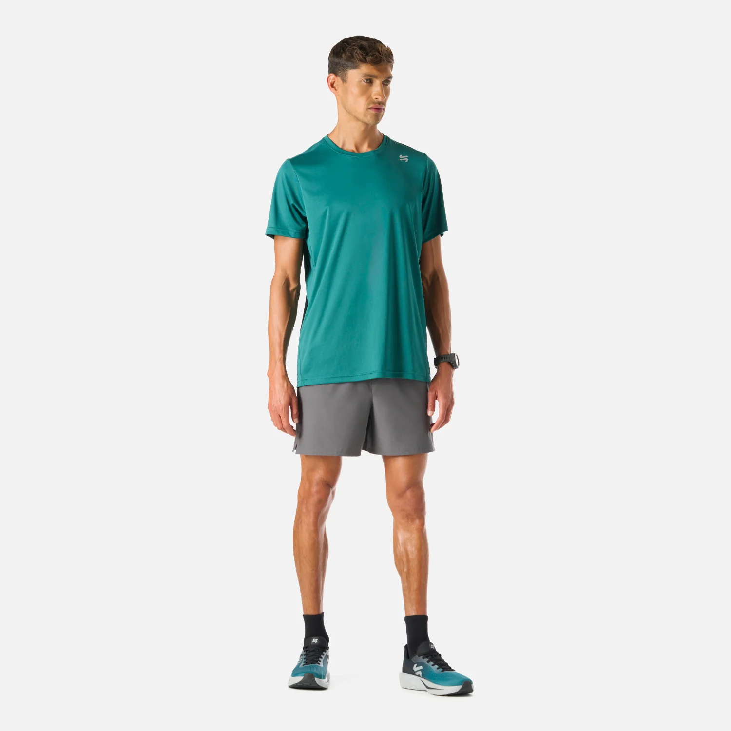 Shorts Hombre Tempo 5" Shorts Gris Medio Vulcano - Image 7