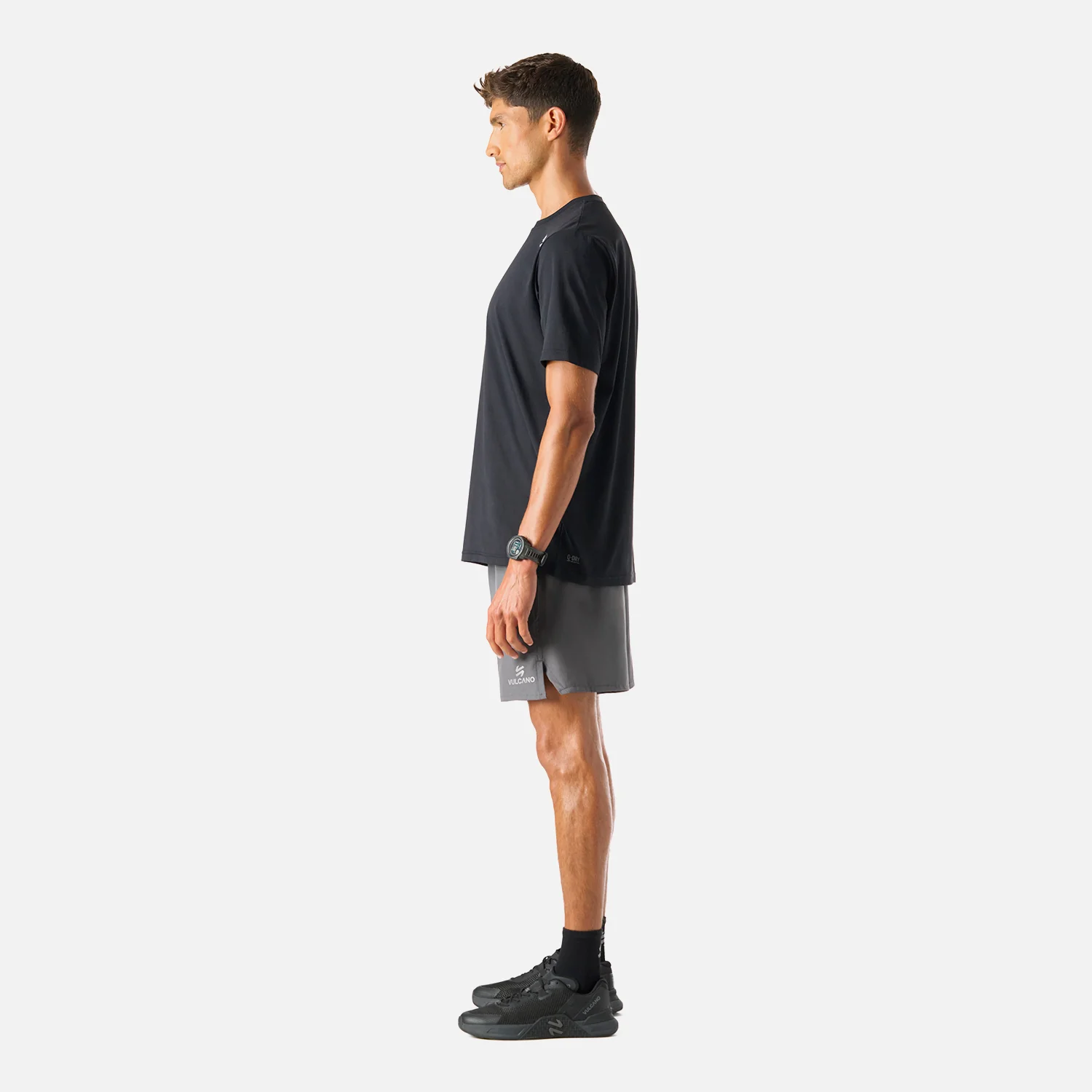 Shorts Hombre Tempo 7" Shorts Gris Medio Vulcano - Image 8