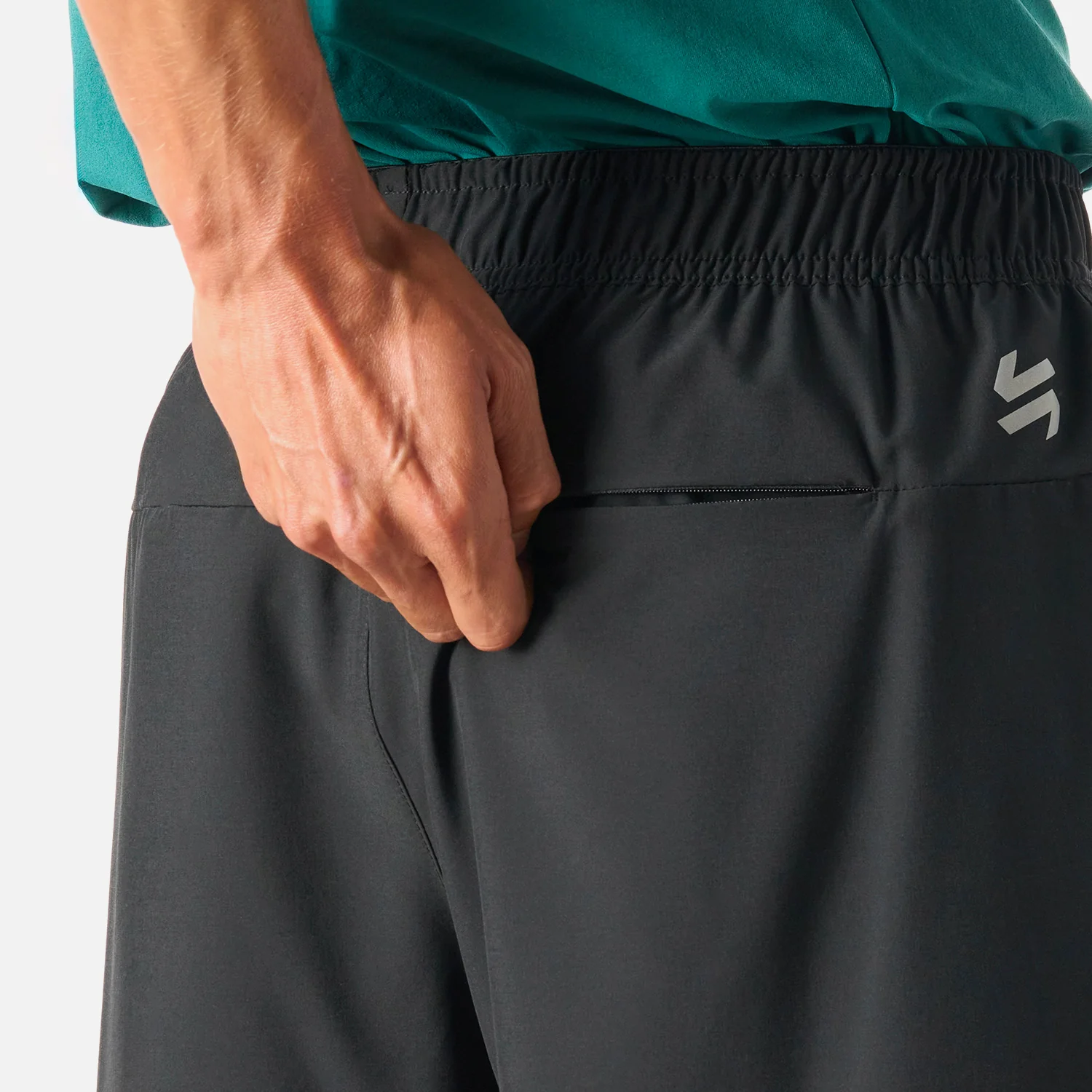 Shorts Hombre Tempo 7" Shorts Negro Vulcano - Image 5