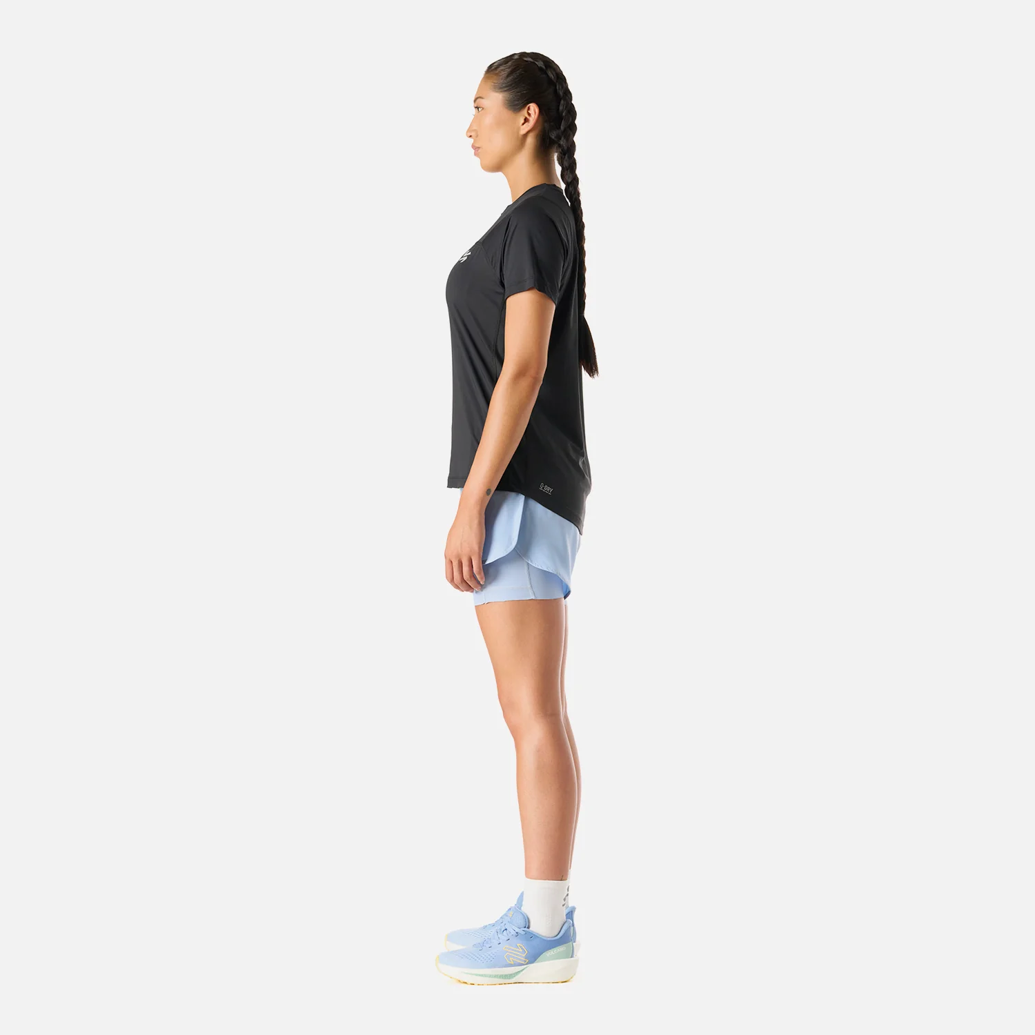 Shorts Mujer Built To Move 2-in-1 2,5" Shorts Celeste Vulcano - Image 3