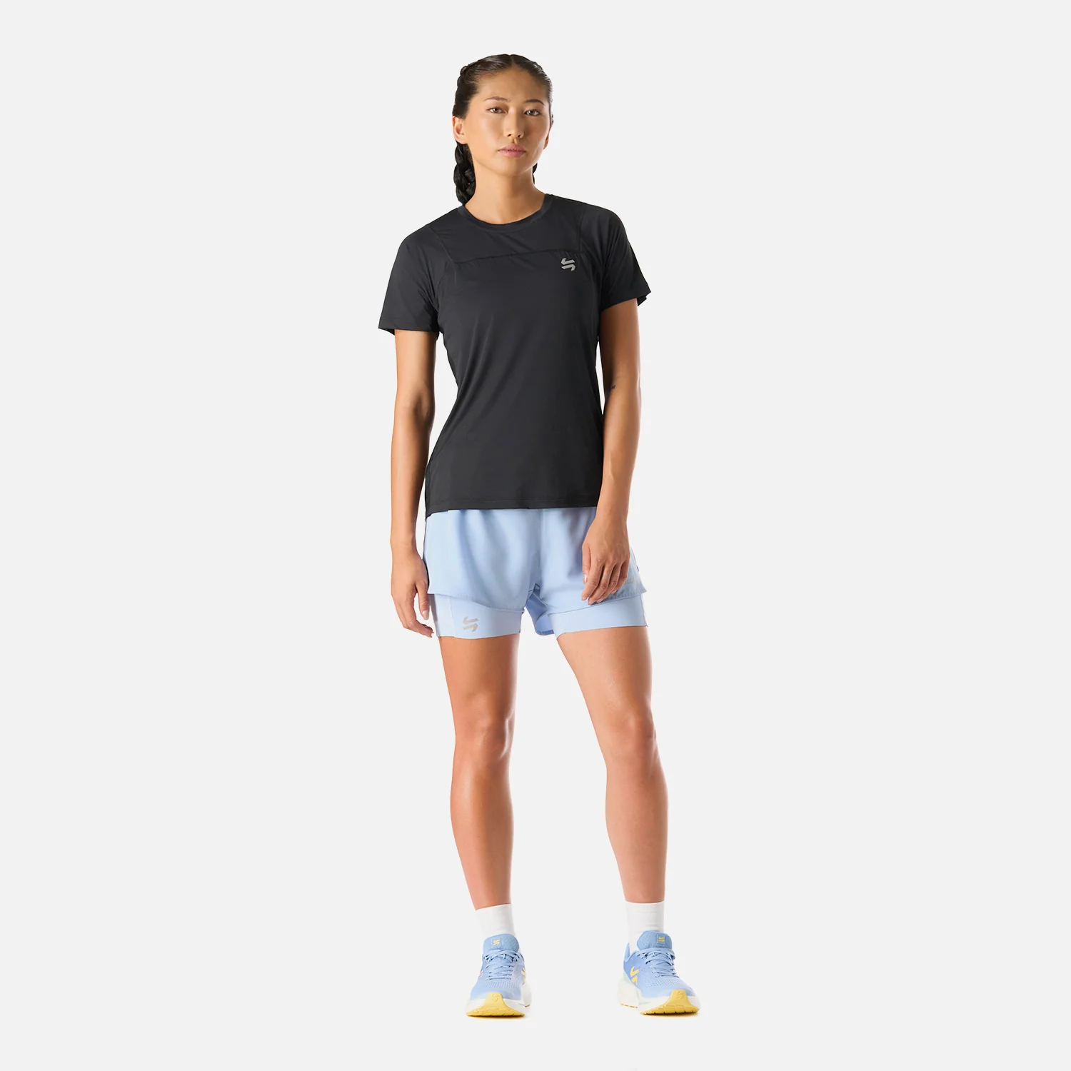 Shorts Mujer Built To Move 2-in-1 2,5" Shorts Celeste Vulcano - Image 7