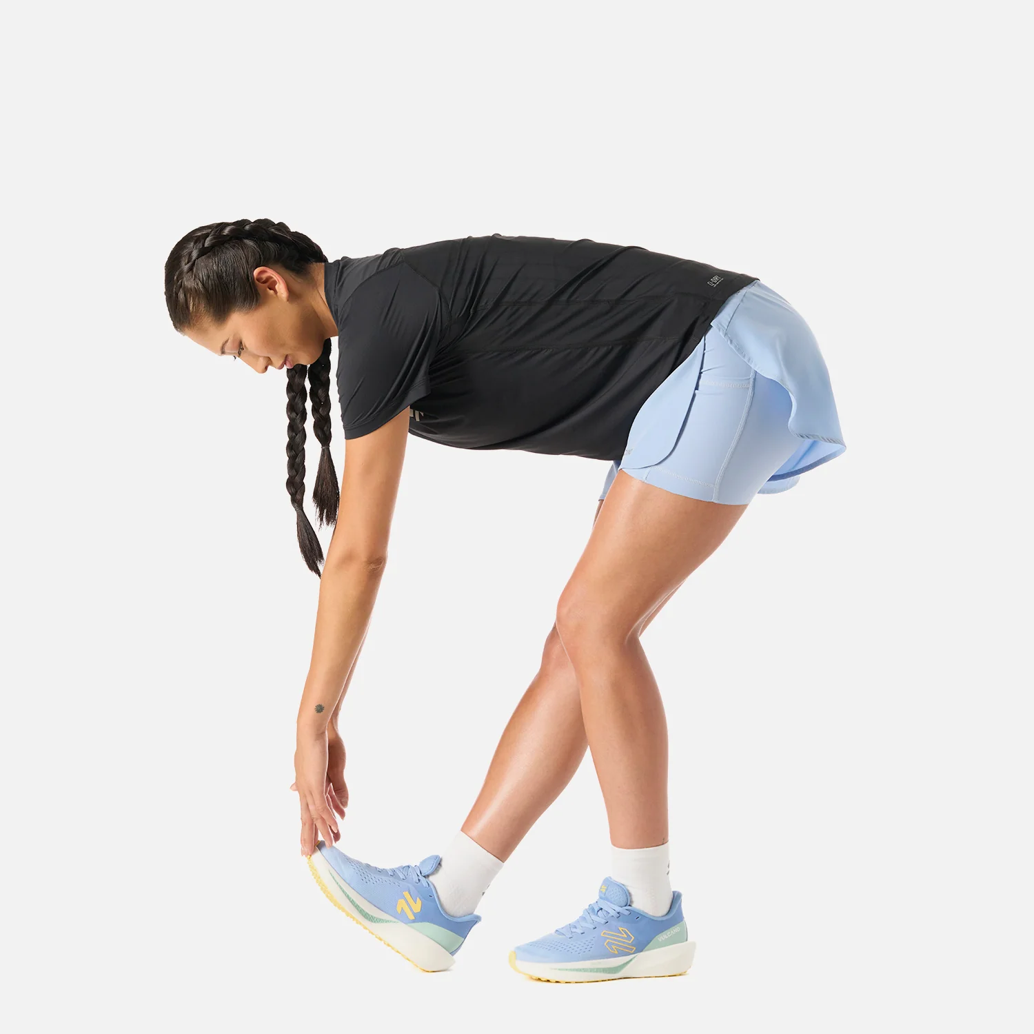 Shorts Mujer Built To Move 2-in-1 2,5" Shorts Celeste Vulcano - Image 8