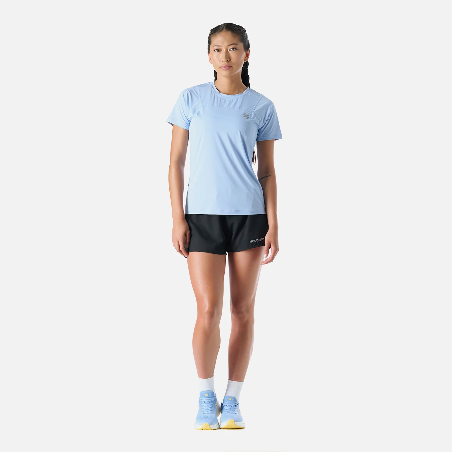 Shorts Mujer Built To Move 2-in-1 2,5" Shorts Negro Vulcano - Image 8