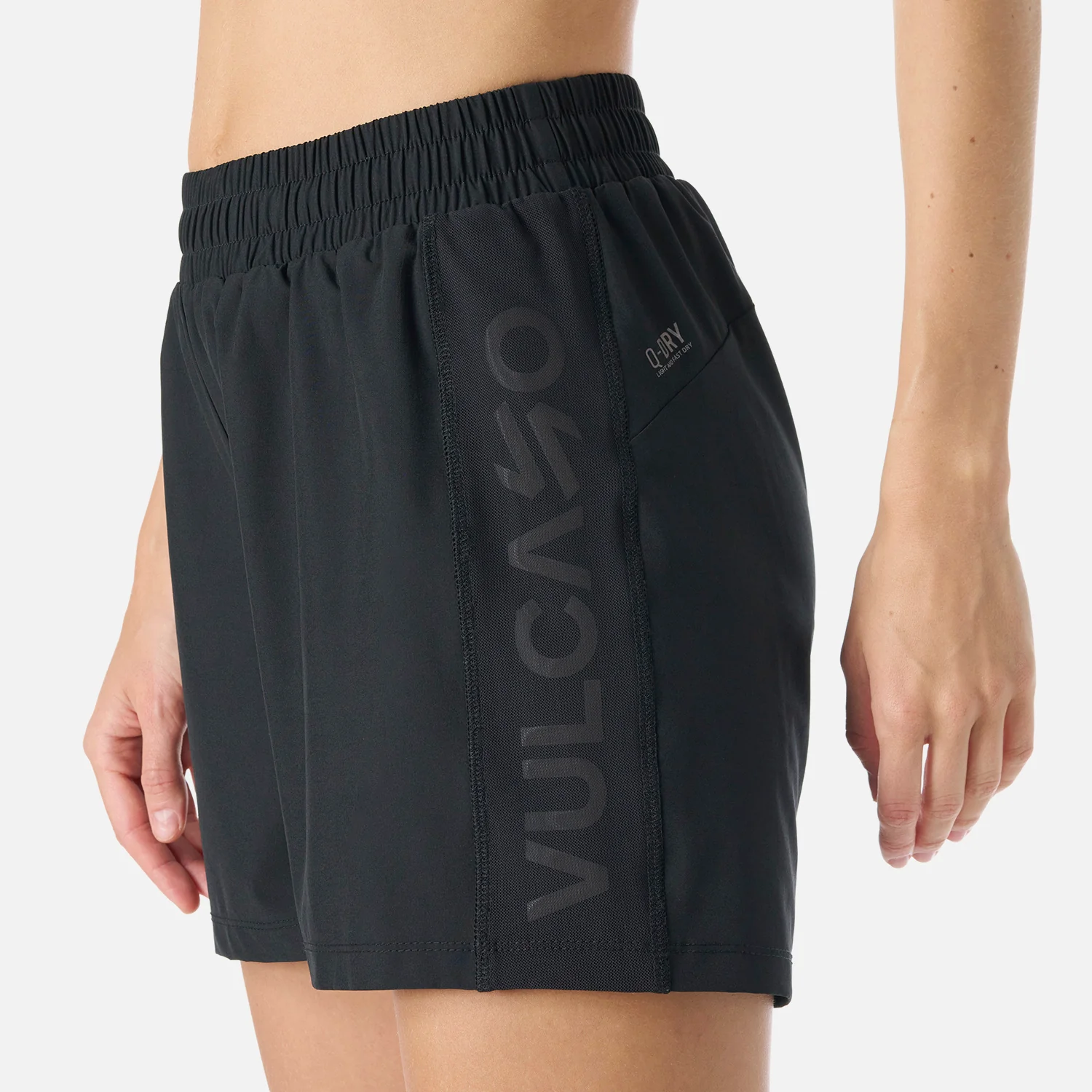 Shorts Mujer Built To Move 4" Shorts Negro Vulcano - Image 5